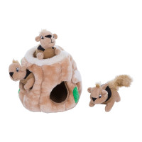 Outward Hound Hide-A-Squirrel Puzzle Plush Toy (Small)