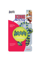 Kong 狗狗發聲彈球連繩 | Kong AirDog SqueakAir Ball with Rope 